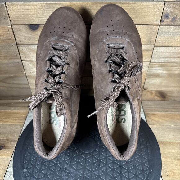 SAS Tripad Comfort Whisper Brown Suede Oxford Walking Shoes Womens Size 8 WW - Picture 5 of 10